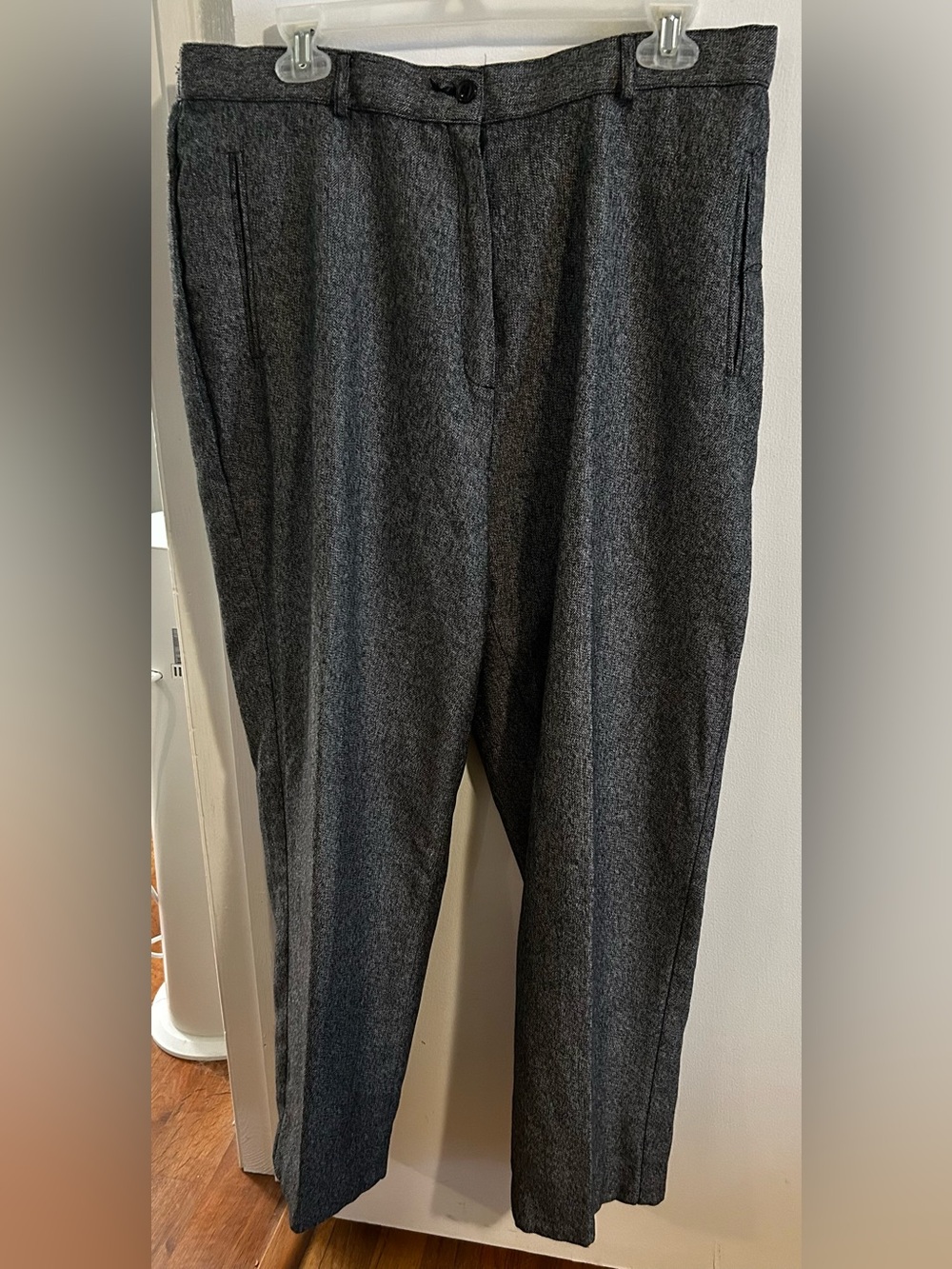 Kim Rogers Charcoal Gray Tailored Women's Trousers